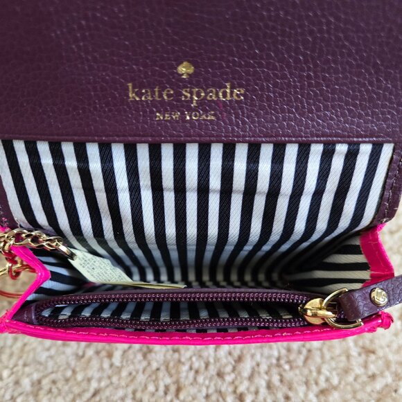 Kate spade scalloped keychain wallet/ card case - Picture 9 of 16